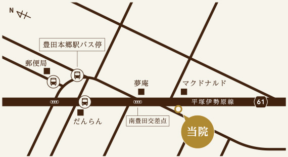 平塚医院イラストマップ